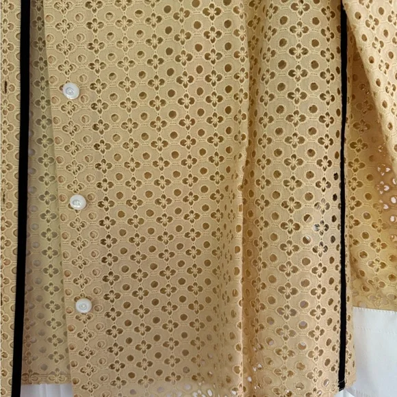 Tory Burch Honeycomb Eyelet Shirt - Picture 4 of 6